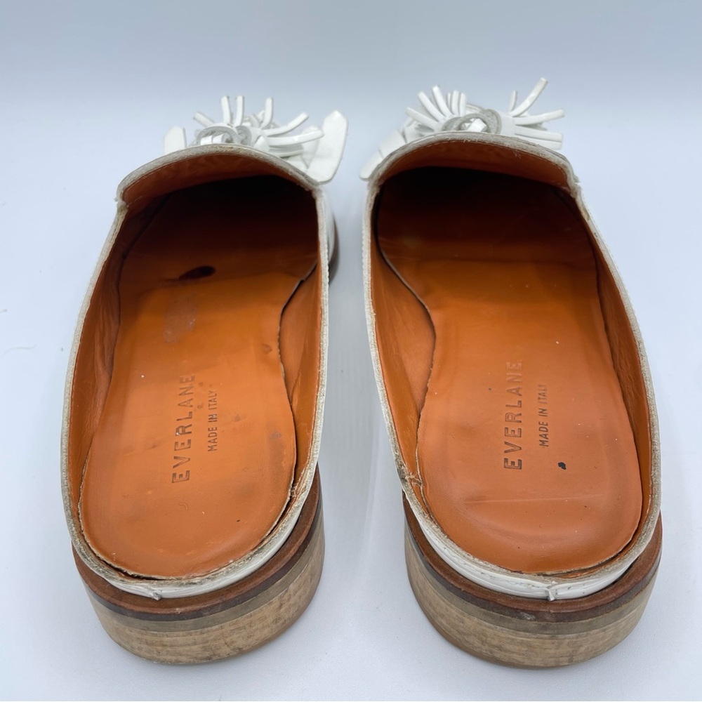 Everlane Modern Loafer Italian Mule 8 1/2 White - Picture 9 of 16
